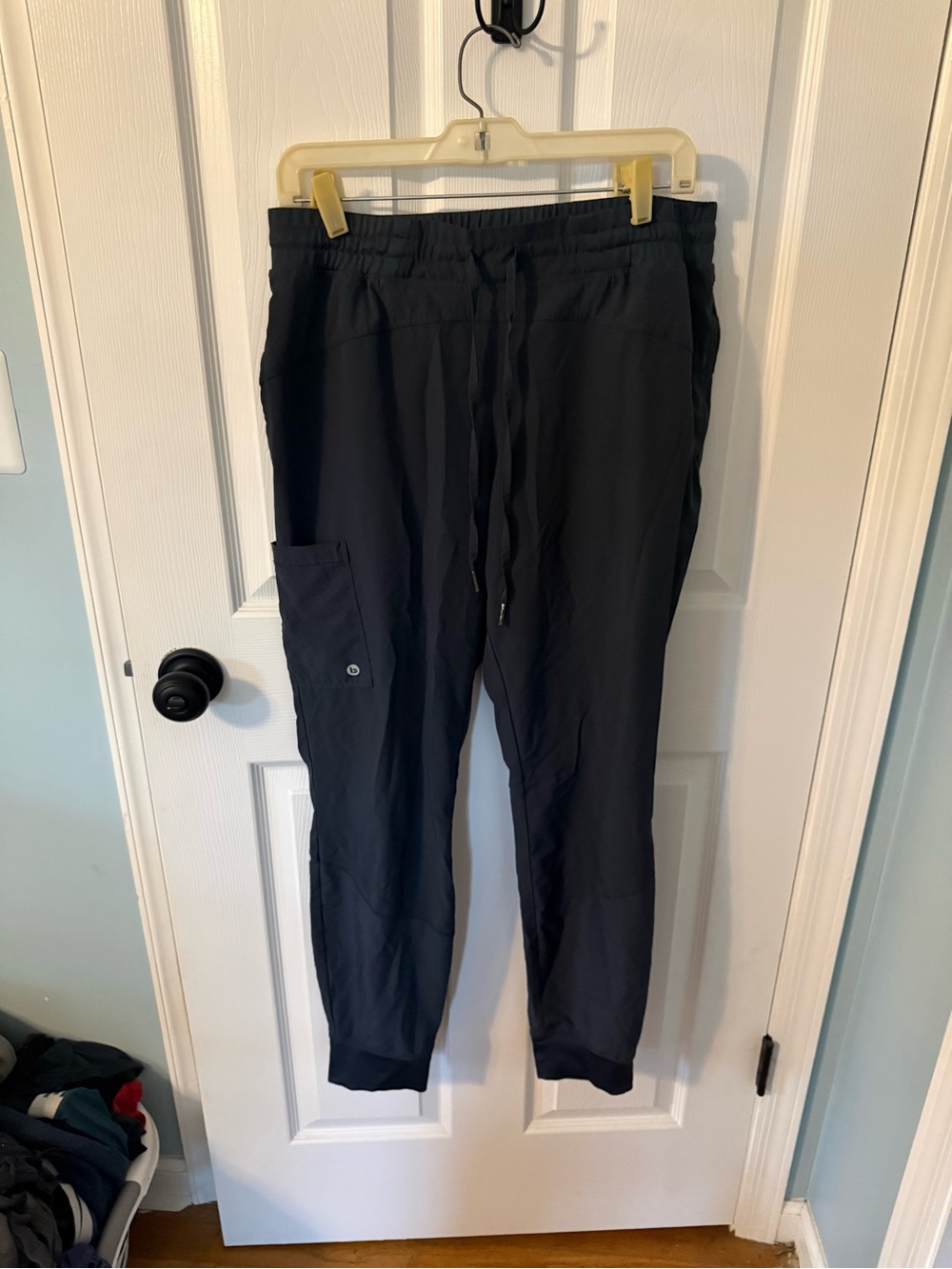 Dark gray Cargo Jogger Scrub Pants women